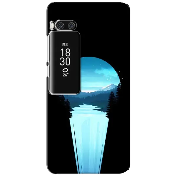 Чехол с рисунком «Синий Водопад» для Meizu Pro 7 Plus