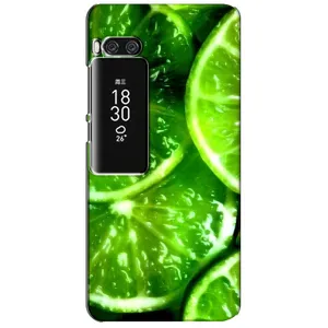Чохол з зображенням смачної їжі для Meizu Pro 7 Plus (Яскравий Лайм)