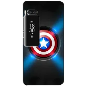 Чехол с Щитом Капитана Америки на Meizu Pro 7 Plus (Яркий Щит Капитана)