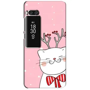 Чехол на тематику: Коты для Meizu Pro 7 Plus (Зимний кот)