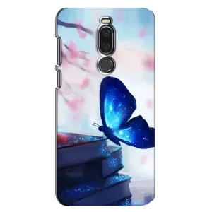Силіконовий бампер з картинкою звірів для Meizu X8 (Метелик синій)