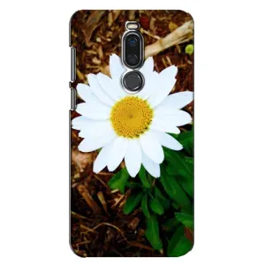 Чехол с ромашками на Meizu X8 (Белая ромашка)