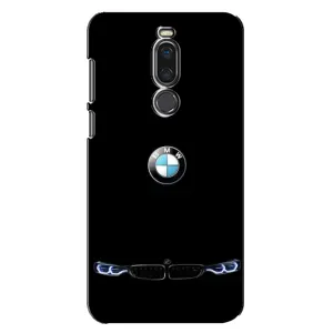 Силиконовый бампер с картинкой машины на Meizu X8 (Черный BMW)