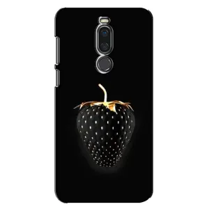 Чехол с изображением вкусной еды для Meizu X8 (Чёрная клубника)