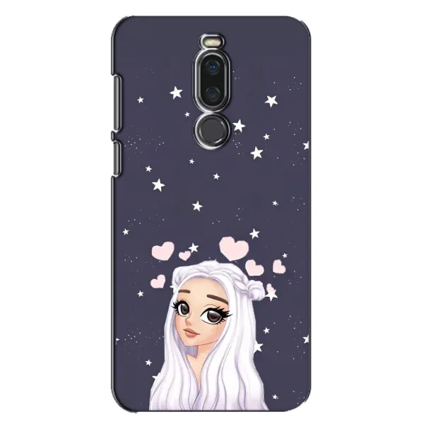 Чехол с рисунком «Девушка и сердечки» для Meizu X8 Чехол с рисунком «Девушка и сердечки» для Meizu X8