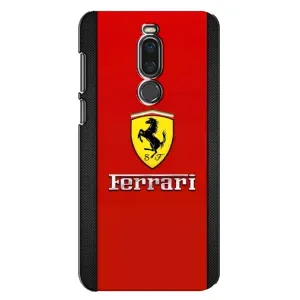 Силиконовый бампер с картинкой машины на Meizu X8 (Ferrari Logo)