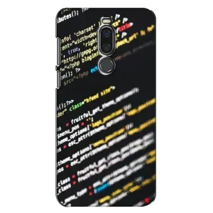 Чехол с рисунком «Код» для Meizu X8