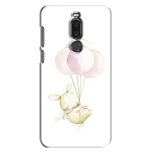Силіконовий бампер з картинкою звірів для Meizu X8 (Кролик та кульки)