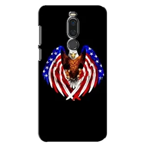 Чехол Флаг USA для Meizu X8 (Крылья США)