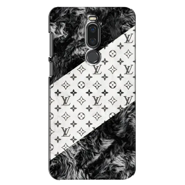 Чехол с рисунком «LV на белом» для Meizu X8