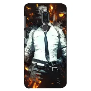 Чохол з картинкою "Герой Pubg" на Meizu X8 (Man Пубг)