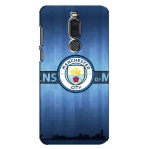Силиконовые Чехлы принт Футбол на Meizu X8 (ManCity)