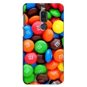 Чехол с изображением вкусной еды для Meizu X8 (Разноцветные M&M'S)