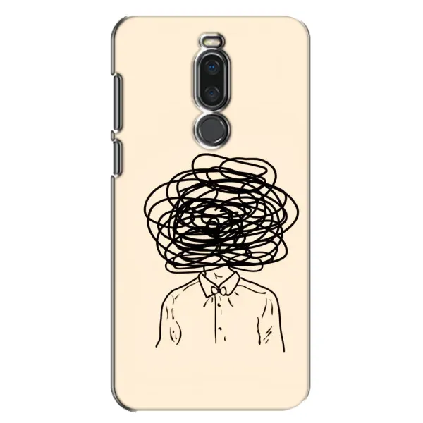 Чехол с рисунком «Мысли» для Meizu X8