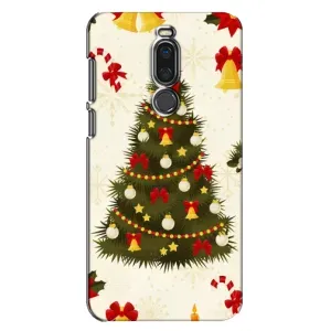 Чохол новорічна ялинка на Meizu X8 (Новорічний принт)