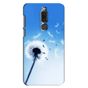 Силіконовий Чохол з кульбабками на Meizu X8 (Кульбабка на блакитному)
