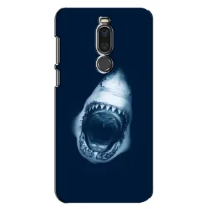 Силіконовий бампер з картинкою звірів для Meizu X8 (Пащу Акули)