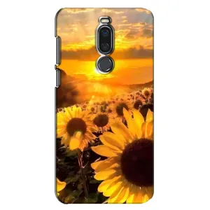 Чохол з Квітами для Meizu X8 (поле соняшників)