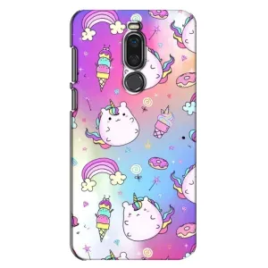 Чехол Unicorn на Meizu X8 (Радуга и Единорог)