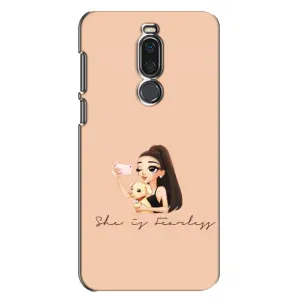 Силіконовый Чохол на Meizu X8 з картинкой Модных девушек (З собакою)