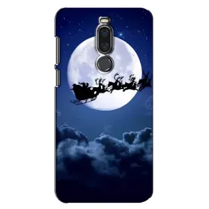 Чохол Санта Клаус для Meizu X8 (Санта - місяць)