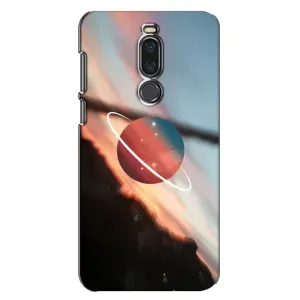 Чехол (ТПУ) с планетами на Meizu X8 (Сатурн)