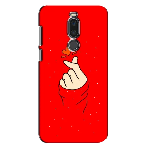 Чехол с рисунком «Сердце на красном» для Meizu X8 Чехол с рисунком «Сердце на красном» для Meizu X8