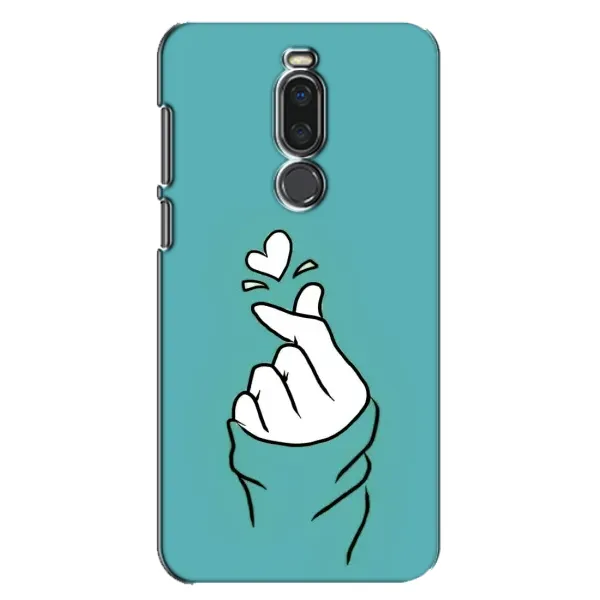 Чехол с рисунком «Сердечко на бирюзовом» для Meizu X8 Чехол с рисунком «Сердечко на бирюзовом» для Meizu X8