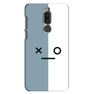 Чехол с рисунком «Серо-белый» для Meizu X8