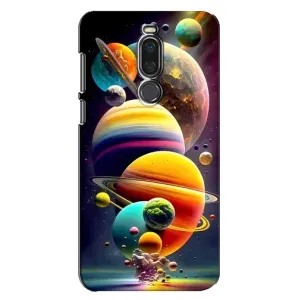 Чехол (ТПУ) с планетами на Meizu X8 (Солнечна система)