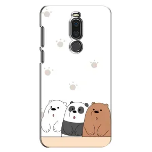 Чохли з зображенням різних тварин на Meizu X8 (Здивовані ведмедики)