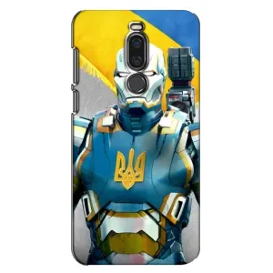 Силиконовый Чехол на Meizu X8 (Я-Украина) (Украинский робокоп)