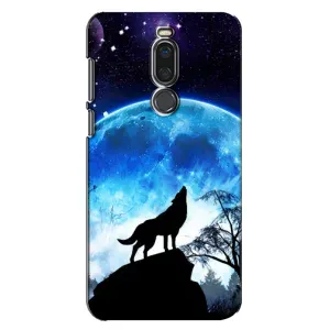 Чохол з Вовком на Meizu X8 (Виє на місяць)