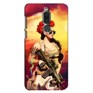 ЗСУ Чехлы (TPU) для Meizu X8 (Женщина солдат)
