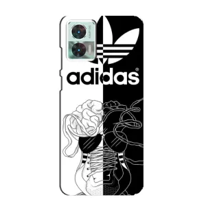 Чехол в стиле "Адидас" для Моторола Мото едж 30 нео (Adidas шнурки)