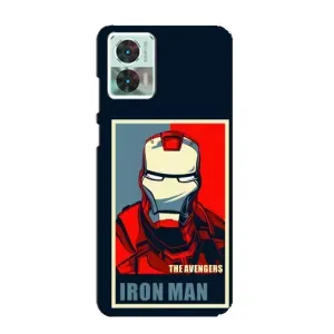 Чехол Супергерой Железный человек на Motorola Edge 30 Neo (Art Iron man)