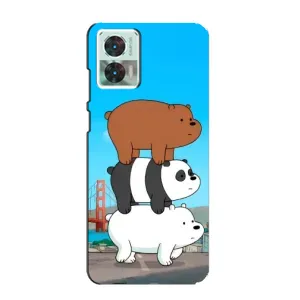 Чехлы с Пандами на Motorola Edge 30 Neo (Друзья)