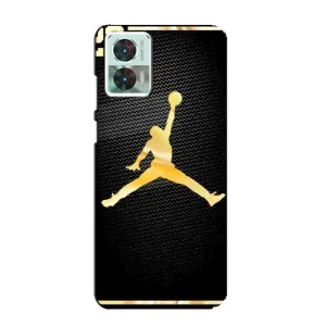 Силиконовый Чехол Nike Air Jordan на Моторола Мото едж 30 нео (Джордан 23)