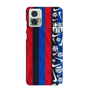Чехол для Motorola Edge 30 Neo (Барселона) (Фанат Барсы)