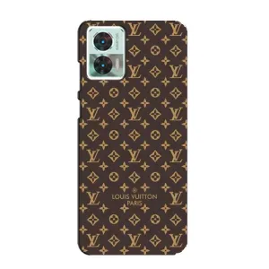 Чехол Стиль Louis Vuitton на Motorola Edge 30 Neo (Фон Луи Виттон)