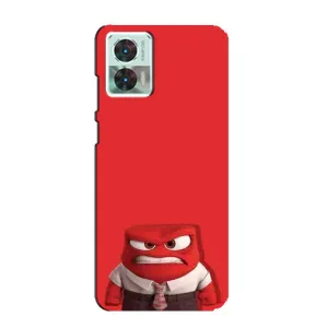 Чехол Головоломка для Motorola Edge 30 Neo - (AlphaPrint) (Гнев)
