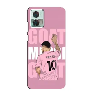 Чехлы Лео Месси в Майами на Motorola Edge 30 Neo (GOAT MESSI)