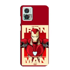 Чехол Супергерой Железный человек на Motorola Edge 30 Neo (Iron man)