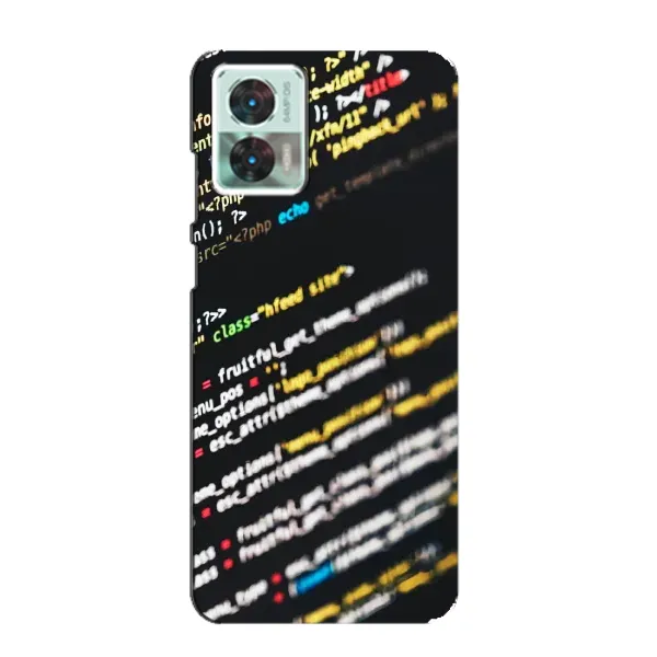 Чехол с рисунком «Код» для Motorola Edge 30 Neo Чехол с рисунком «Код» для Motorola Edge 30 Neo
