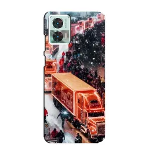 Чехлы на Новый Год Motorola Edge 30 Neo (Кока Кола)