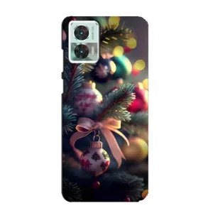 Чехлы на Новый Год Motorola Edge 30 Neo (Красивая елочка)