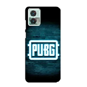 Чехол (TPU) с картинкой "Лого Пабг" на Моторола Мото едж 30 нео (Лого PUBG)