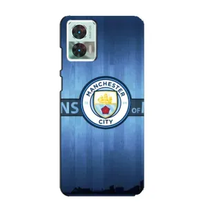 Силиконовые Чехлы принт Футбол на Motorola Edge 30 Neo (ManCity)