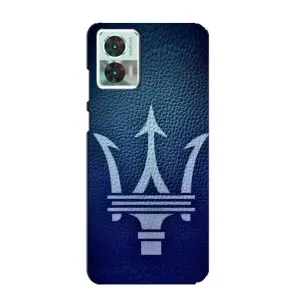 Чехлы с тематикой "Крутые машины" на Motorola Edge 30 Neo (Лого Maserati)