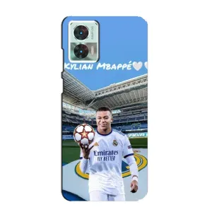 Чехол (TPU) с Футболистом на Motorola Edge 30 Neo (Mbappe Real)